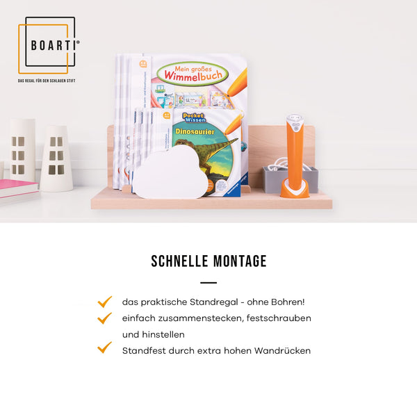 BOARTI® Organizer tiptoi - Buchstabe A-G