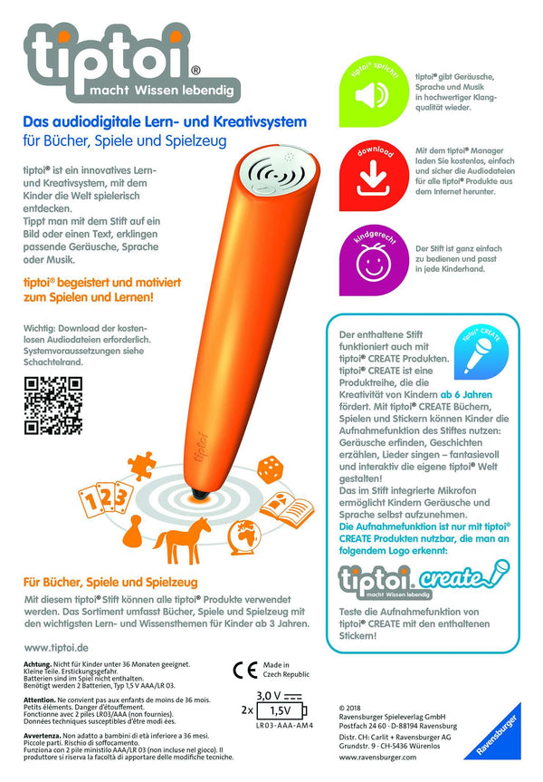 tiptoi®: Der Stift - mit Aufnahmefunktion