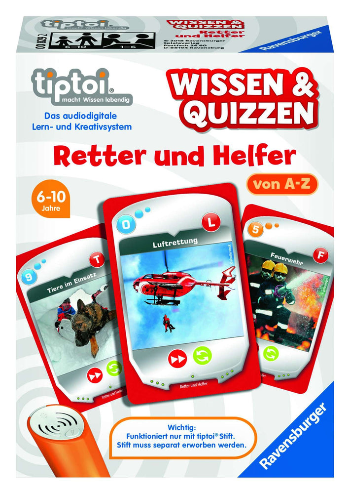 tiptoi® Retter und Helfer - Wissen & Quizzen