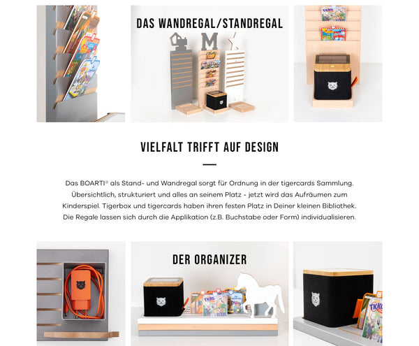 BOARTI® tigerbox Tower - Buchstabe H-N