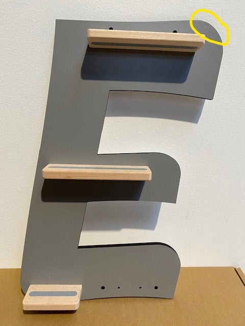 Sale Buchstabe E small, grau - SKU 123 - Regal für Toniebox