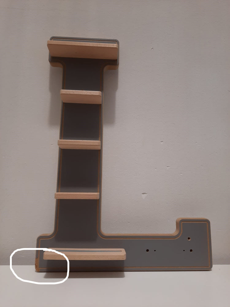 Sale Buchstabe L grau - SKU 224 - Regal für Toniebox